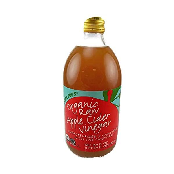 Trader Joe’s Organic Raw Apple Cider Vinegar with Mother Unpasteurized and Unfiltered