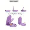 Prettyia Cell Phone Stand, Portable Phone Stand Phone Holder for Desk Applicable to iPhone Stand and Other Mobile Phones and Tablets Foldable Phone Stands 6pack