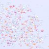 Mixed 1000pcs 2-6mm Transparent AB Resin Nail Rhinestones 3D Non Hotfix Glitter Round Flatback Nail Stones Strass Gems Diamonds DIY Nail Art Decoration (27 Transparent AB)