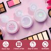 RAYNAG 6 Pieces Mini Empty Loose Powder Bottle Travel Cosmetic Glitter Powder Eye Shadow Powder Box with Sifter and Lids (3 Style)