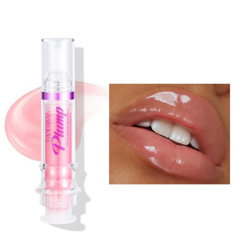 WenFeng Spicy Lip Plumping Booster,Plumping Lip Oil with Chili Extract,Plump and Pout Lip Plumper for Women Girls,Fuller Lips Instantly,Hydrating,High-Shine (01)