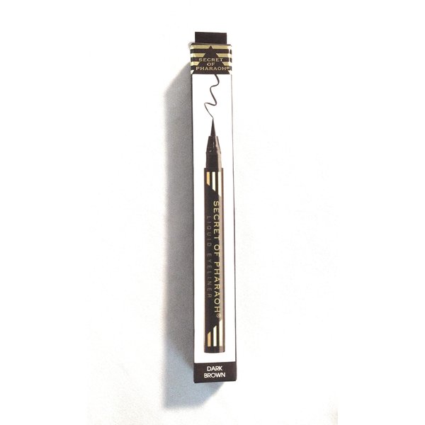 EBIN NEW YORK Dark Brown Liquid Eyeliner - Long Lasting with Water Resistant Formula and Smudge Reistant, Precise Ultra Fine Tip for Perfect Eyeline, High Pigment for Eye Defining, Cruelty Free