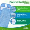 HOMEXCEL Microfiber Reusable Mop Pads Compatible with Swiffer Sweeper- Machine Washable Microfiber Mop Pad Refills for Household Cleaning-Floor Cleaning Mop Head Pads Work Wet and Dry-Pack of 2