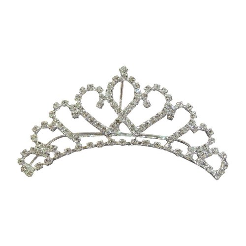Shop Ginger Wedding Bridal Tiara Rhinestones Hair Comb Party Prom T 10009 Silver