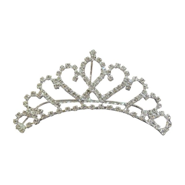 Shop Ginger Wedding Bridal Tiara Rhinestones Hair Comb Party Prom T 10009 Silver