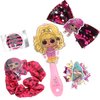 Townley Girl L.O.L Surprise Hair Accessories Box|Gift Set for Kids Girls|Ages 5+ (5 Pcs) Including Hair Bow, Hair Scrunchie & Brush, Button Pin & More, for Parties, Sleepovers and Makeovers