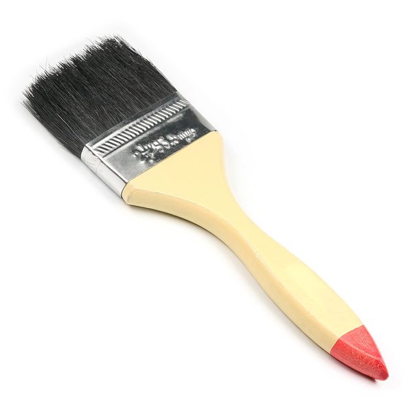 Utoolmart Paint Brushes Reusable Wooden Grip Metal Ferrule 2.5 inch Synthetic Bristle 1pcs