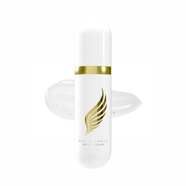 Bella Grace Hydrating Dewy Hyaluronic Acid Serum with Amino Acids, Peptides, MariMoist Complex Face Serum, Supports Anti Aging and Hyperpigmentation, Lightweight Skin Care Facial Serum, 1 fl oz