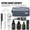 Pantheon Men's Toiletry Bag - Travel Toiletry Bag Wash Bag Hanging Dopp Kit Shaving Kit for Bathroom Shower - Mens Travel Bag Hanging Toiletry Organizer Toiletry Kit for Traveling (Blue)