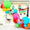 KatchOn, 4Pcs Llama Balloons for Birthday Party - Giant 39 Inch | Llama Birthday Balloons for Llama Birthday Decorations | Alpaca Foil Balloons for Fiesta Party Decorations | Llama Party Decorations