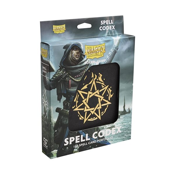 Arcane Tinmen Dragon Shield: Roleplaying Spell Codex: Iron Grey – Compatible with Official DND Spell Cards – Dry Erase Marker and 5e Compatible Spell Slot Tracker Included