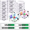 Sieral 2 Pieces 7 Day Stackable Pill Organizer Case Weekly Vitamin Supplements Holder Dispenser Organizer Clear 7 Day Travel Pill Container with Lids for Small Tablets Medications