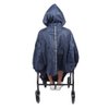 Canyita Wheelchair Poncho, Ultralight Waterproof Wheelchair Rain Cover Raincoat with Hood Wheelchair Rain Poncho for The Elderly Waterproof Raincoat with PVC Layer