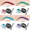 8-color waterproof multifunctional eyebrow cream and eyeliner cream, suitable for various makeup combinations (8 colors)