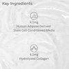 BLANC DUBU NUBORN CELL Hydrogel Collagen Mask | Advanced Stem Cell Hydrogel Sheet Face Mask for Dry Skin | 2% Niacinamide, Hydrolyzed Collagen, Peptides and Hyaluronic Acids | Made in Korea 4-Pack