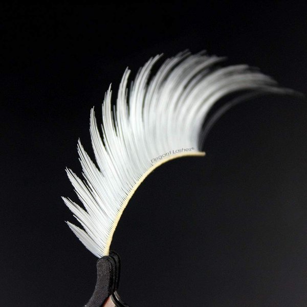 HALLOWEEN Pride Rainbow colorful parade false eyelashes (White)