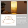 TEHAUX Shell Chandelier Frame, Golden Metal Lamp Shade Frame Hoop, 5.70 Inch Diameter, 2 Layer Lampshade Frame Ideal for Home Decor and presentShell Chandelier Frame, Easy to Install
