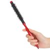 Roller Comb for Men and Women Nylon Bristles Round Salon Hair Styling Brush Comb for Blow Drying Curling Straightening(0.5in)