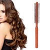 Round Styling Hair Brush, Quiff Roll Circle Hairbrush Small Wood Curling Roller Hair Brush Unisex for Blow Drying Home Use