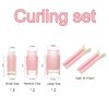 8PCS Volumizing Hair Clips Jumbo Hair Curlers Rollers with Clips Instant Hair Volumizing Clips for Women 3 Sizes Self Grip Hair Roller for Long Medium Short Thick Thin Hair(Pink)
