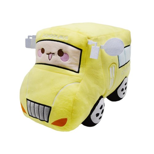 Soft Plush School Bus Stuffed Car Toy Super Cute Yellow Truck plushie Excellent Gifts for Kids or Birthday Party 11 Inches