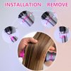 Hair Blow Dryer Brush 4-in-1, Blowout Brush，Negative Ion Detachable Hair Dryer with Diffuser，Hot Air Brush, with Straightener Brush for Women，Hair Salon at Home