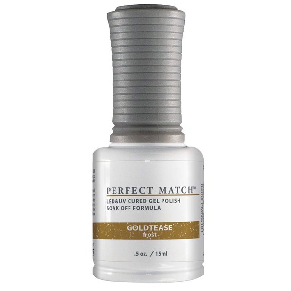 LECHAT Perfect Match Gel Polish, Gold Tease, 0.5 Ounce (PMS181)