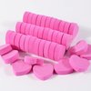 50PCS Double-Sided Sponge Nail Buffer Heart-Shaped Washable Nail Care File Block Nail Polishing Manicure Tools for Salon…