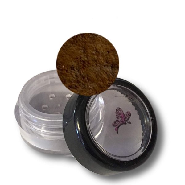Christina's Natural Qualities All Natural Mineral Powder Matte Dark Chocolate Eye Color (Eyeshadow) - Dark Brown Espresso
