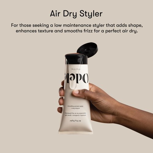 Odele Air Dry Styler, No-Heat Styling Gel to Smooth Frizz, Define and Condition Strands, for Straight, Wavy, and Curly Hair Types, 6 fl oz