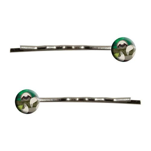 Geometric Sloth Bobby Pins Barrettes Hair Styling Clips