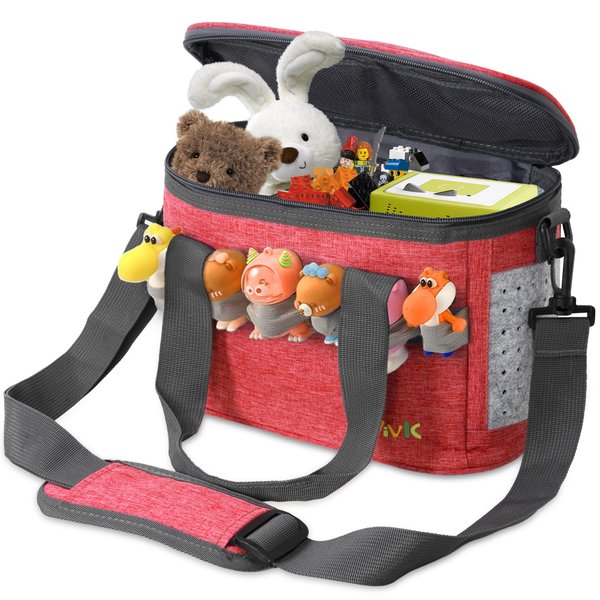 IBVIVIC Toniebox Carrying Case For Toniebox Figures/Starter Set Waterproof Tonie Storage, Red