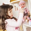 Miaio 12 Inch Newborn Baby Dolls Set of 12 Doll Accessories Feeding Combo Set, Feeding Bottle, Pacifier, Bib, Diaper, Skirt, Feeding Kit (E)