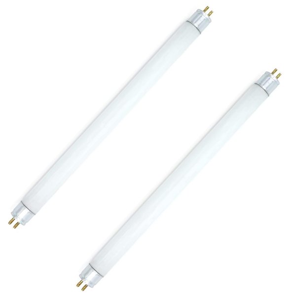Technical Precision 9 Inch 6 Watt Fluorescent Tube Ultraviolet Replacement Bulb for Dynatrap 32050 Light Bulb G5 Mini Bi-Pin Base T5 Bug Zapper Bulbs - Dynatrap 1 Acre Replacement Bulbs - 2 Pack