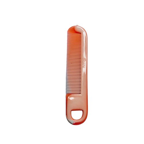 Plastic Comb Smooth Styling and Detangling for All Hair Types (Orange)