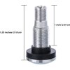 Veteran Tire and Rubber TR-416-S 1" Outer Mount Metal Valve Stem (4 Pack)