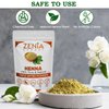 Zenia 100% Pure & Natural Henna Powder (Lawsonia Inermis) | 100 grams (3.5 oz) | Orange-Red Hair Color | Triple Sifted | Fresh from Rajasthan | No Chemicals, No Additives