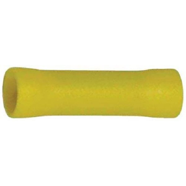 Ancor 210150 Marine Grade Electrical Vinyl Insulated Butt Connectors (4-Gauge, Yellow, 25-Pack)