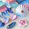 Origami Paper Kit for Kids Adults, 200 Sheets Starry Double-Sided Square Origami Paper for DIY Decoration, Craft Paper, Scrapbook Decor, Folding Crafts (3.74*3.74in)