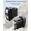 Windshield Wiper Control Switch Replace 710004941 Fit for Can-Am Defender HD10 HD8 2016-2023 Maverick X3, 7 Pin (ON)-ON-OFF, with Indicator Light