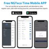 NGTeco Fingerprint Time Clock, W2 Biometric Employee Attendance Machine for Small Businesses and Offices, Fingerprint Scanner, 2.4GHz LAN WiFi Connectivity, iOS/Android App (No Monthly Fee)