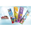 Our Reflections Kids Battery Powered, 2 Toothbrush Heads, Soft Bristles, Ages 3 and up. (John Electric Toothbrush, Red)
