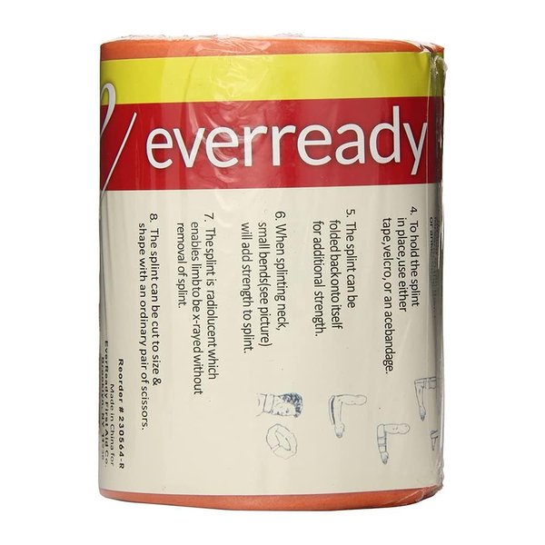 Ever Ready First Aid Universal Aluminum Splint, 36 Inch Rolled, 5 Ounce