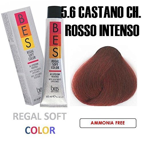 BES REGAL SOFT HAIR COLOR 5.6 DEEP RED LIGHT BROWN