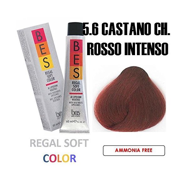 BES REGAL SOFT HAIR COLOR 5.6 DEEP RED LIGHT BROWN