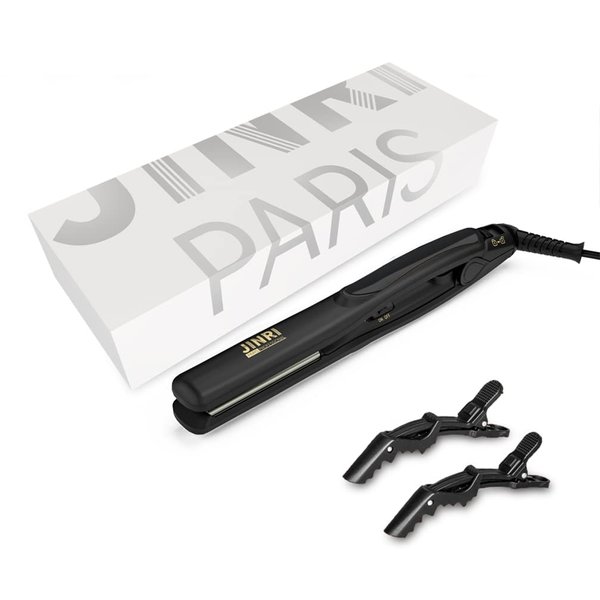Berta Professional Digital Anti Static Ceramic Hair Straightener Straightening Flat Iron With LED Display Ceramic Tourmaline 1 Inch Plate