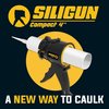 SILIGUN™ Compact Caulking Gun - No Drip Caulk Gun - Patented Design - Lightweight ABS Frame - Works with All 10 oz Tubes