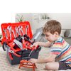 Kids Tool Set, 55 Pcs Kids Tool Set Pretend Play Kids Toys with Tool Box and Electronic Toy Drill, Toy Tools for Toddler Boys Girl Kid Child Ages 3+