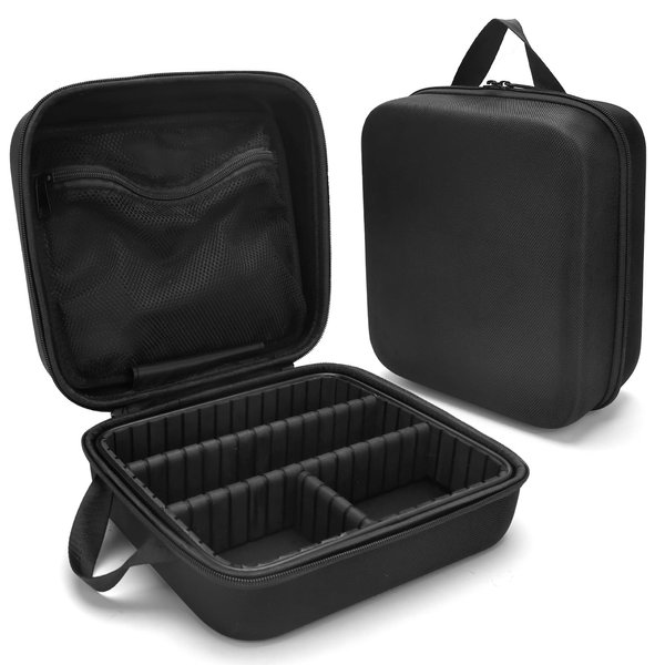 ZIBARBER Barber Carrying Case,Barber Case, Stylist Tool Box Professional Salon Hair Cutting Grooming Kit Storage Organizer for Clippers, Scissors, Barber Supplies (Small)