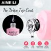 AIMEILI No Wipe Top Coat Soak Off U V LED Gel Nail Polish